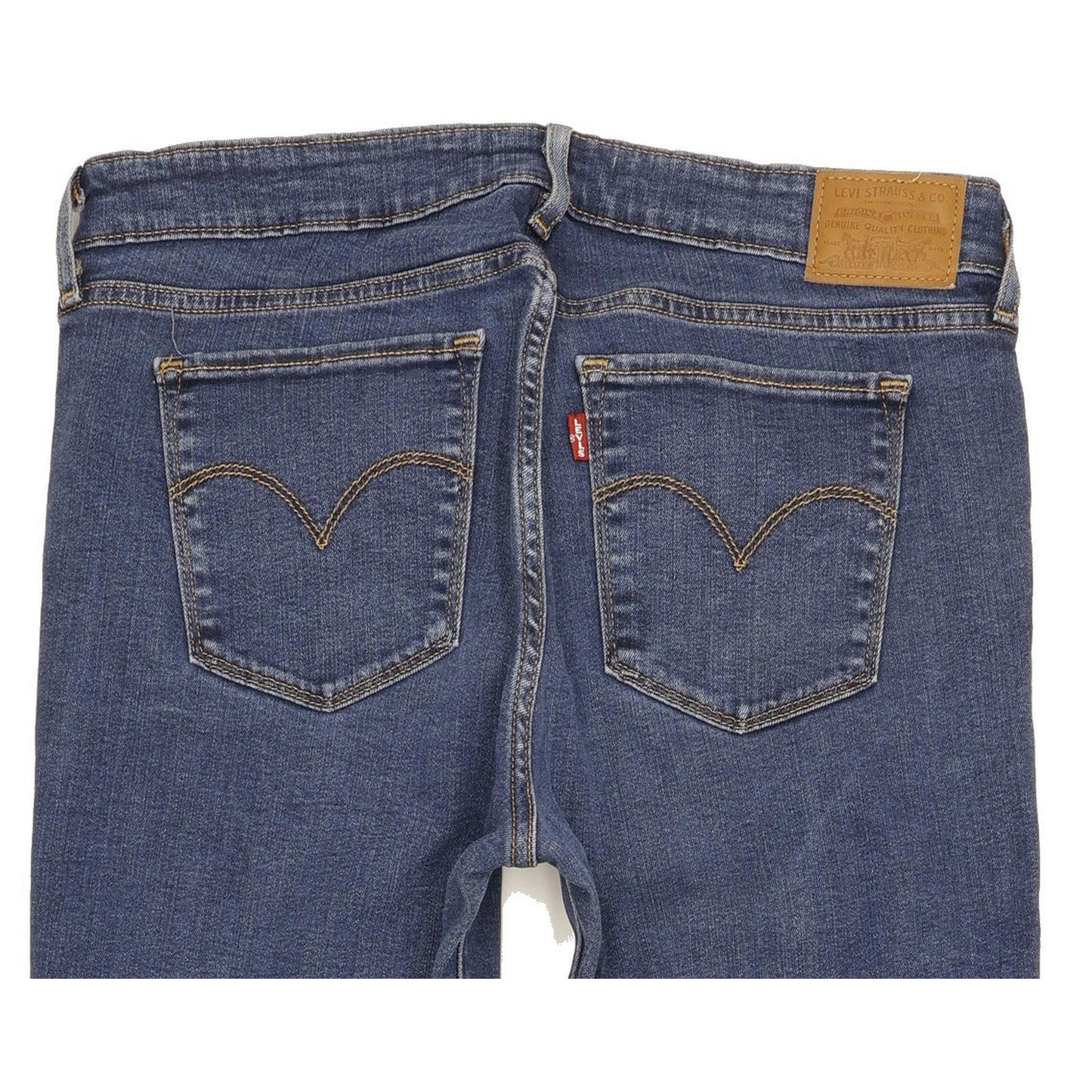 Levi's 711 Women Blue Skinny Slim Stretch Jeans W30 L29