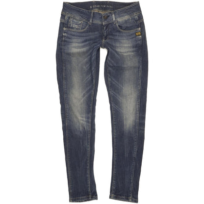 G-Star Midge Cody Women Blue Skinny Slim Stretch Jeans W28 L32