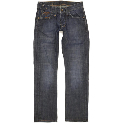 G-Star Women Blue Straight Slim Jeans W29 L31