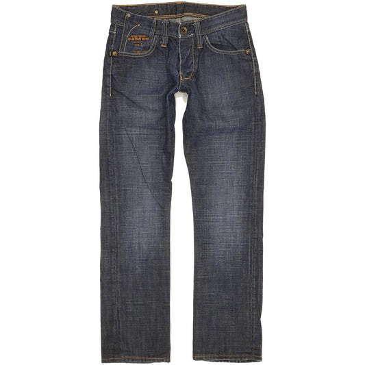 G-Star Women Blue Straight Slim Jeans W29 L31