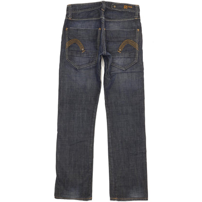G-Star Women Blue Straight Slim Jeans W29 L31