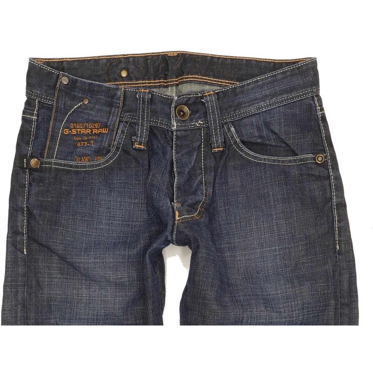 G-Star Women Blue Straight Slim Jeans W29 L31