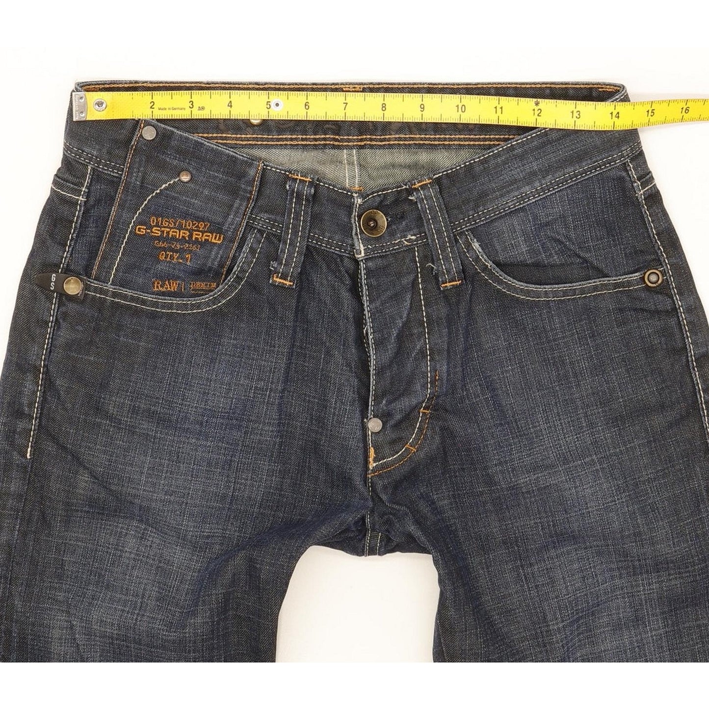 G-Star Women Blue Straight Slim Jeans W29 L31