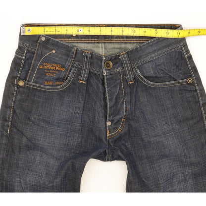 G-Star Women Blue Straight Slim Jeans W29 L31