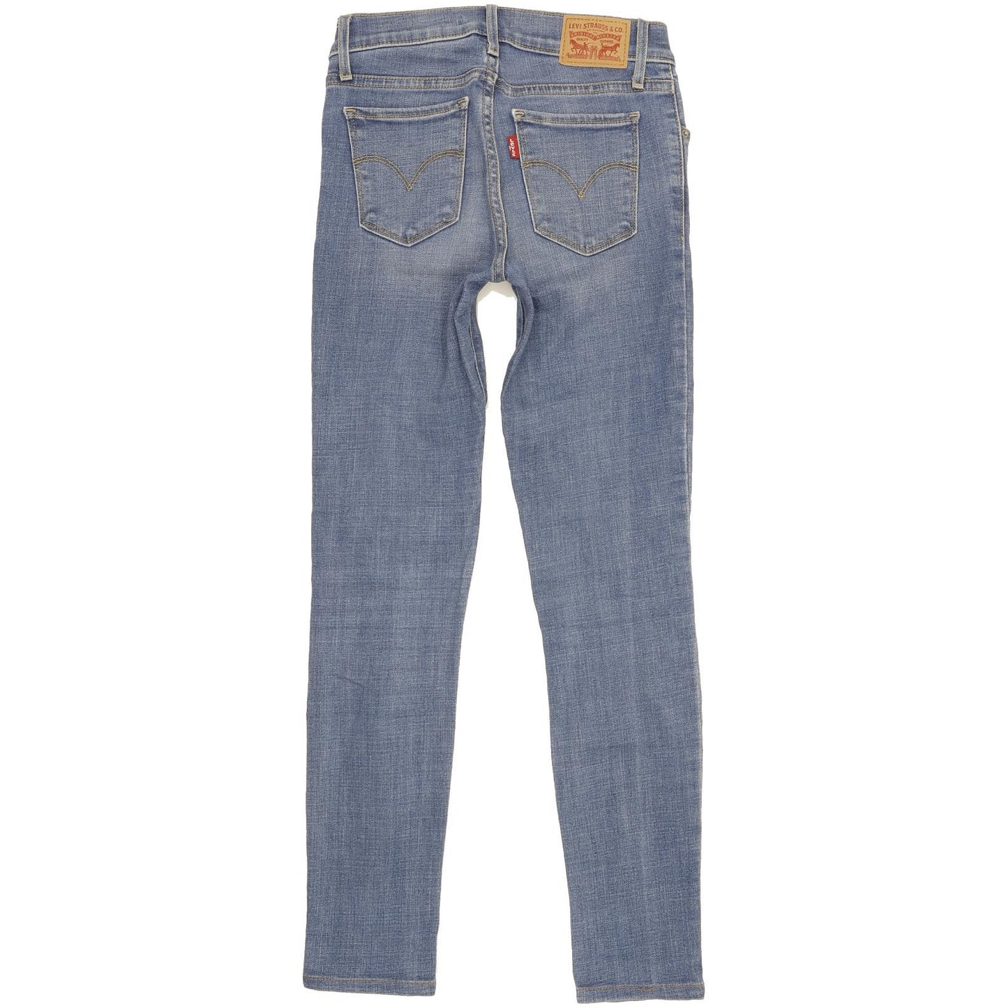 Levi's 711 Women Blue Skinny Slim Stretch Jeans W24 L28