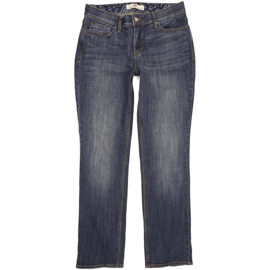 Levi's 525 Women Blue Straight Slim Stretch Jeans W30 L30
