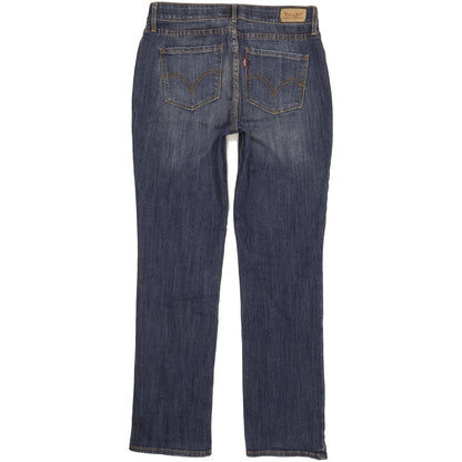 Levi's 525 Women Blue Straight Slim Stretch Jeans W30 L30