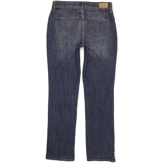 Levi's 525 Women Blue Straight Slim Stretch Jeans W30 L30