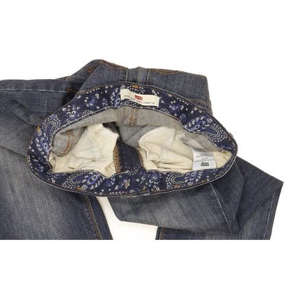 Levi's 525 Women Blue Straight Slim Stretch Jeans W30 L30