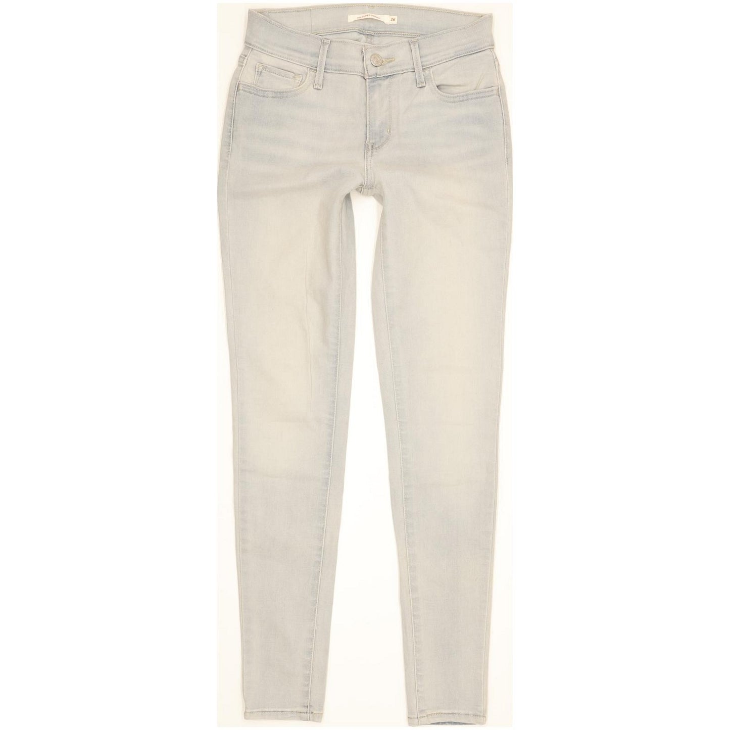 Levi's 710 Super Women Blue Skinny Slim Stretch Jeans W26 L29