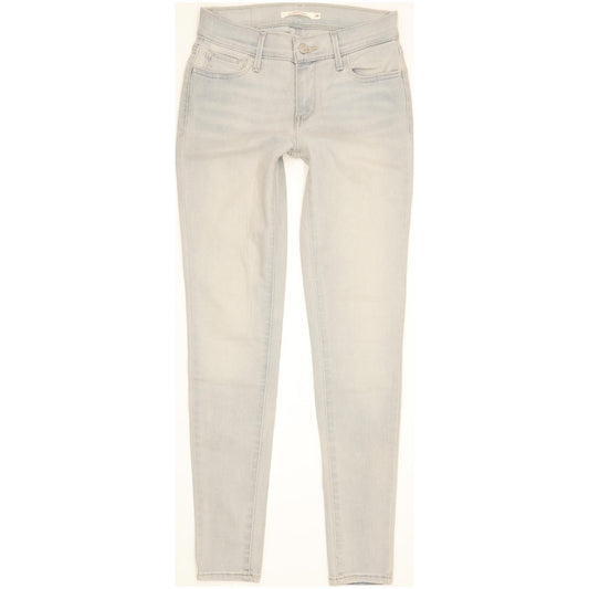Levi's 710 Super Women Blue Skinny Slim Stretch Jeans W26 L29