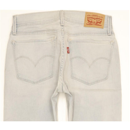 Levi's 710 Super Women Blue Skinny Slim Stretch Jeans W26 L29