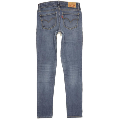 Levi's 711 Women Blue Skinny Slim Stretch Jeans W26 L29