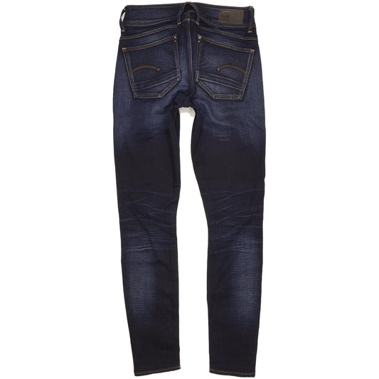 G-Star Lynn Women Navy Skinny Slim Stretch Jeans W26 L29