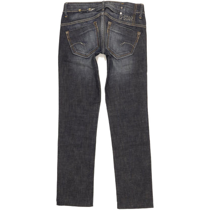 G-Star Midge Women Blue Straight Slim Stretch Jeans W28 L30
