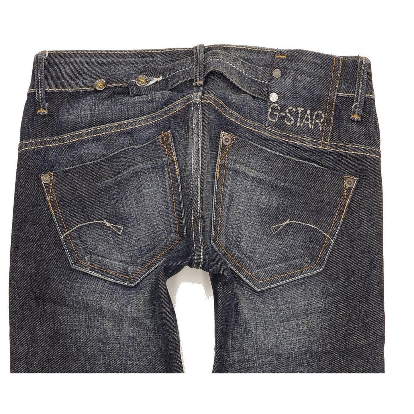 G-Star Midge Women Blue Straight Slim Stretch Jeans W28 L30