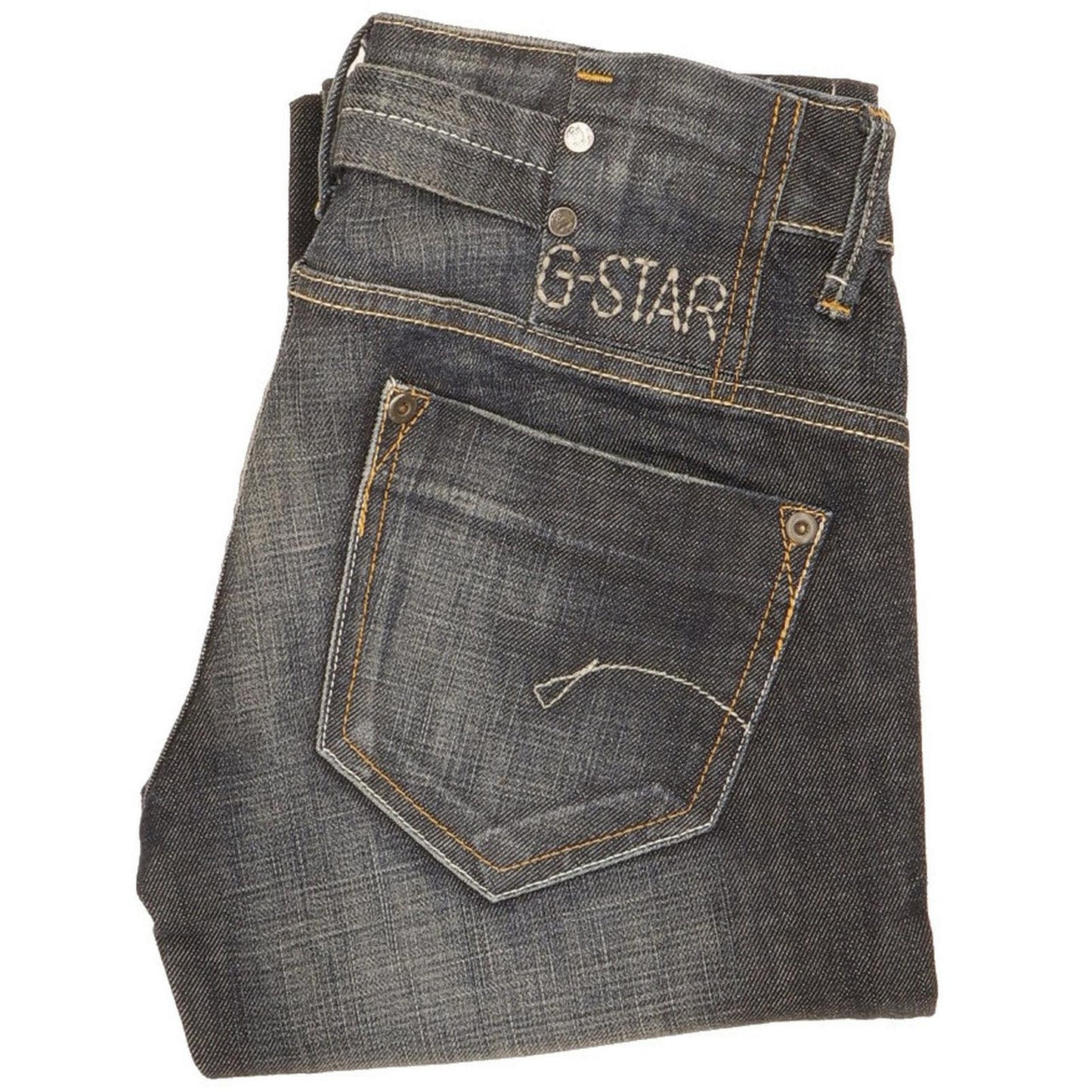 G-Star Midge Women Blue Straight Slim Stretch Jeans W28 L30