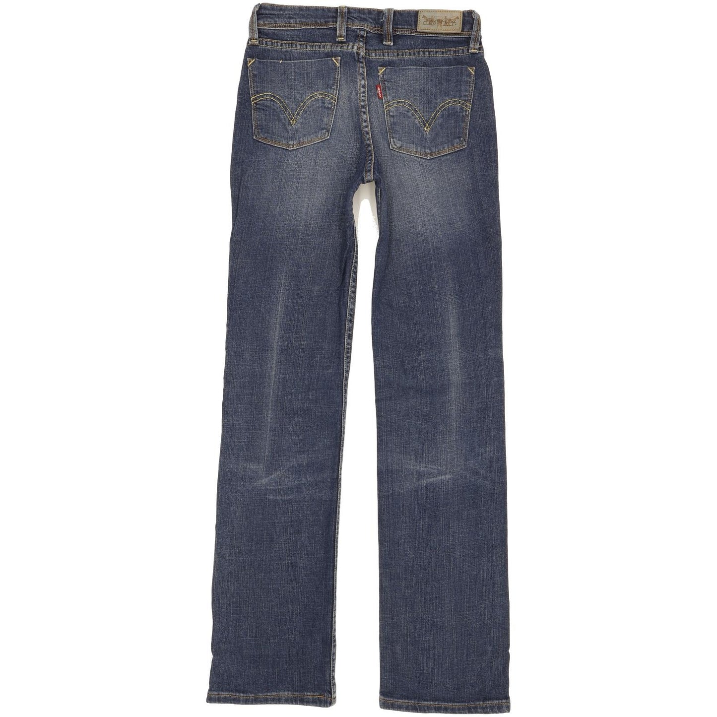 Levi's 627 Women Blue Straight Slim Stretch Jeans W26 L31
