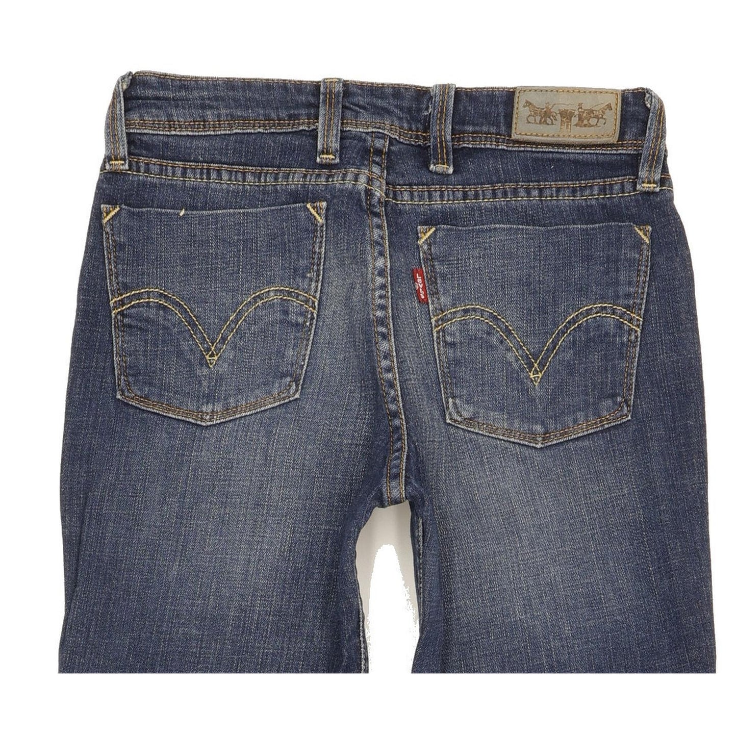 Levi's 627 Women Blue Straight Slim Stretch Jeans W26 L31