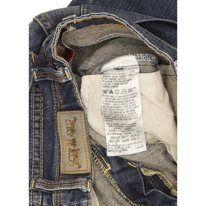 Levi's 627 Women Blue Straight Slim Stretch Jeans W26 L31