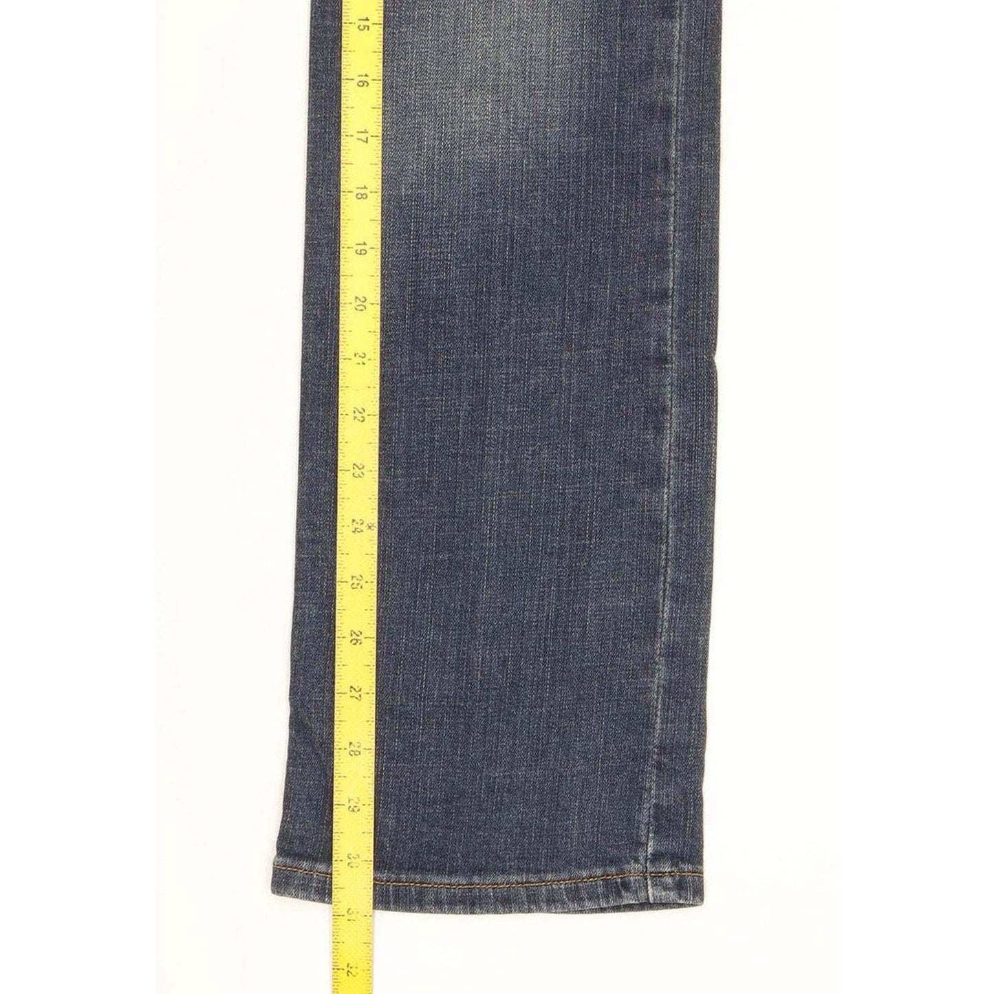 Levi's 627 Women Blue Straight Slim Stretch Jeans W26 L31