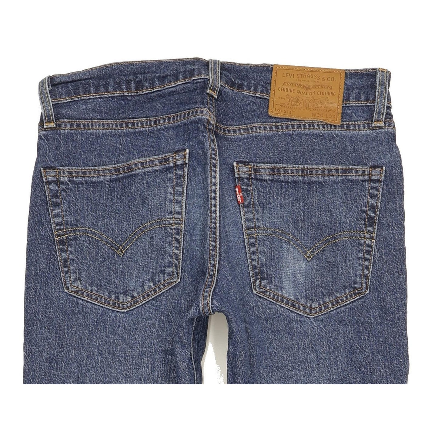 Levi's 511 Men Blue Straight Slim Jeans W30 L34
