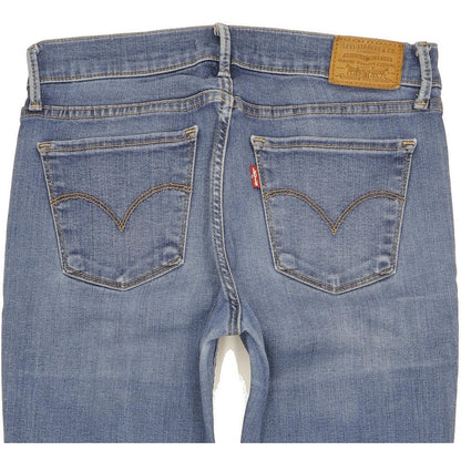 Levi's 710 Super Women Blue Skinny Slim Stretch Jeans W27 L28