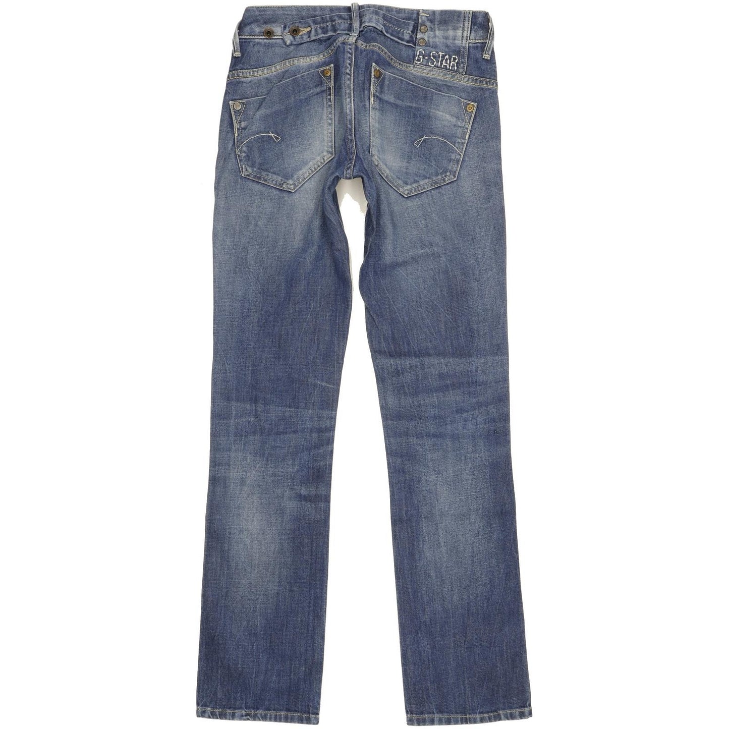 G-Star Midge Women Blue Straight Slim Stretch Jeans W27 L32