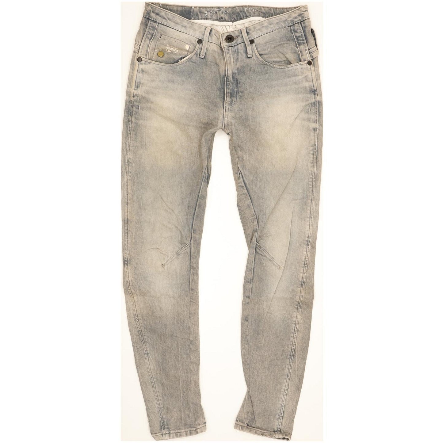 G-Star Women Blue Tapered Relaxed Boyfriend Stretch Jeans W28 L30