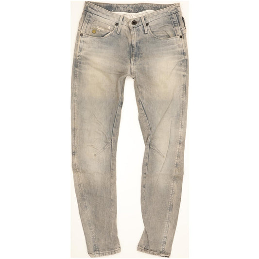 G-Star Women Blue Tapered Relaxed Boyfriend Stretch Jeans W28 L30