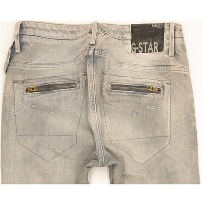 G-Star Women Blue Tapered Relaxed Boyfriend Stretch Jeans W28 L30