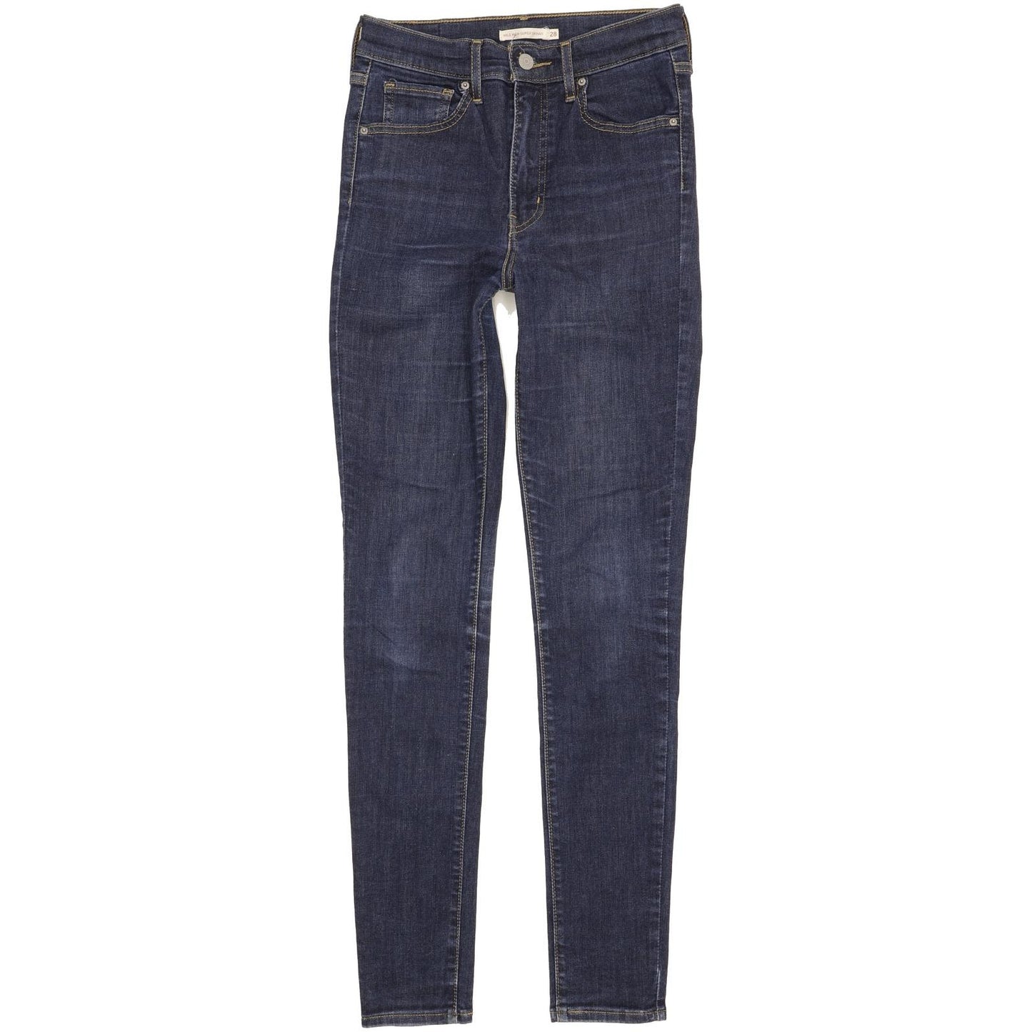 Levi's Mile Blue Skinny Slim Stretch Jeans High Waisted W28 L31