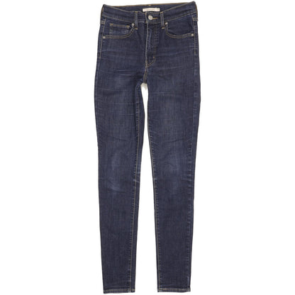 Levi's Mile Blue Skinny Slim Stretch Jeans High Waisted W28 L31