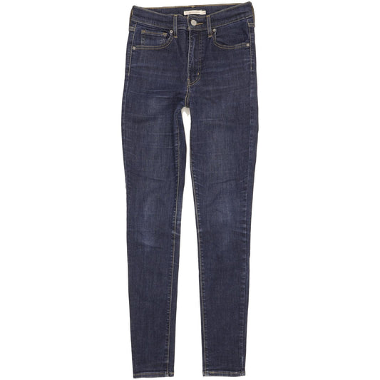 Levi's Mile Blue Skinny Slim Stretch Jeans High Waisted W28 L31