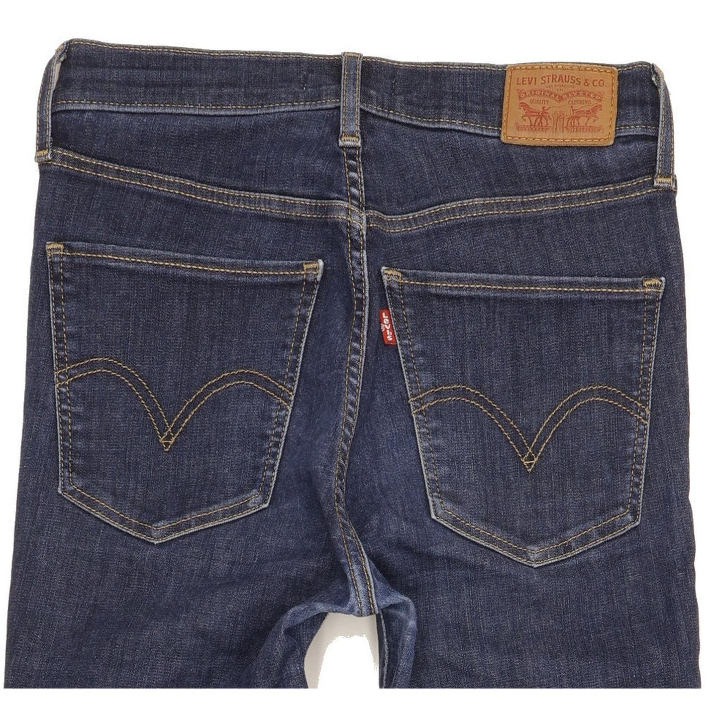 Levi's Mile Blue Skinny Slim Stretch Jeans High Waisted W28 L31