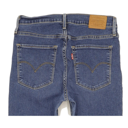 Levi's 724 Blue Straight Slim Stretch Jeans High Waisted W29 L30