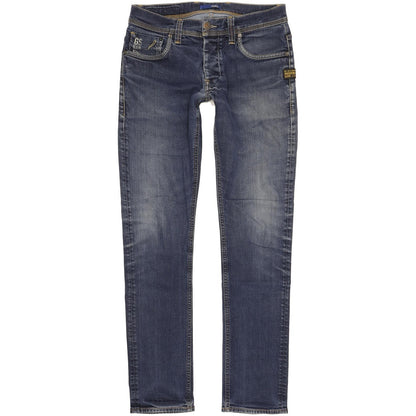G-Star Women Blue Straight Slim Stretch Jeans W28 L31