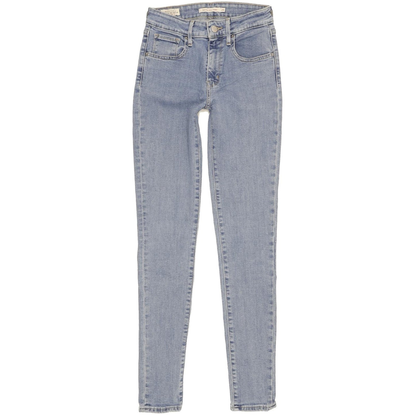 Levi's 721 Women Blue Skinny Slim Stretch Jeans W25 L30
