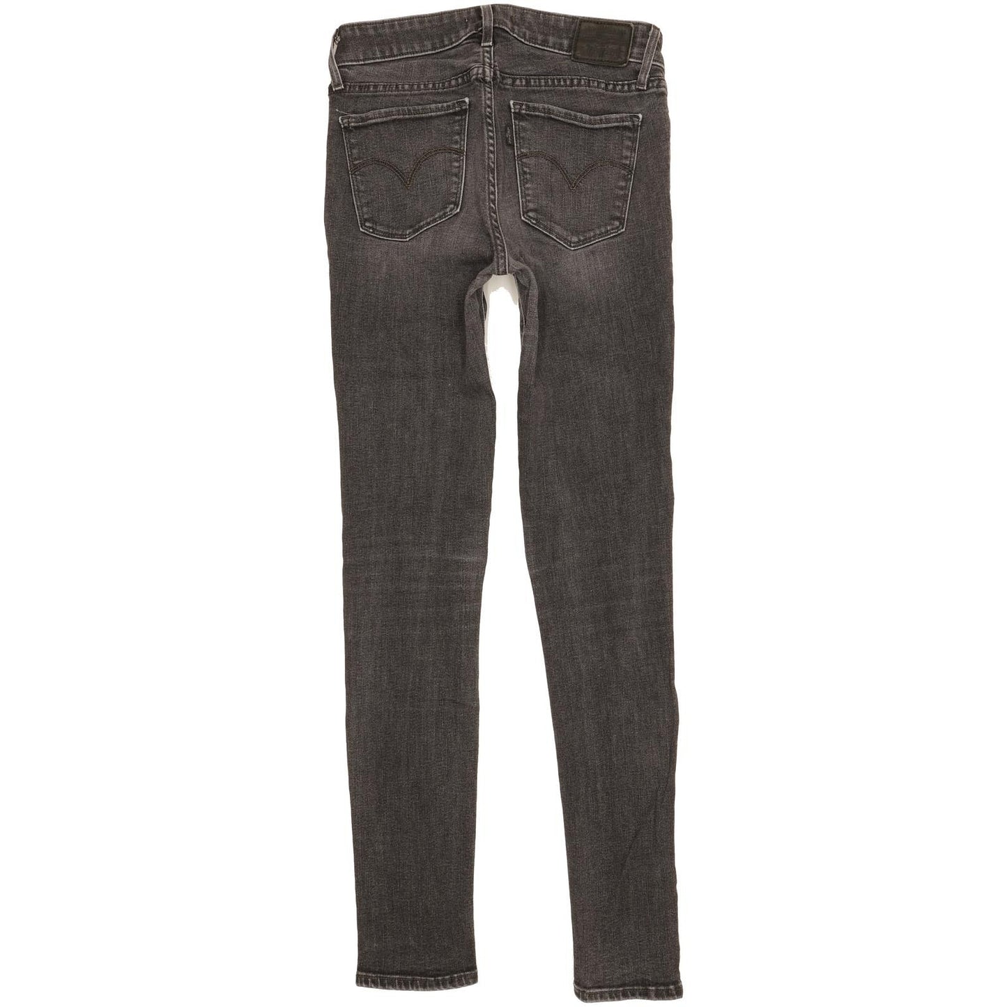 Levi's 711 Women Charcoal Skinny Slim Stretch Jeans W25 L30