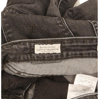 Levi's 711 Women Charcoal Skinny Slim Stretch Jeans W25 L30