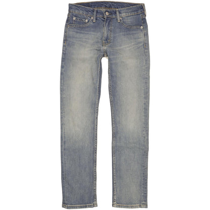 Levi's 513 Men Blue Straight Slim Stretch Jeans W29 L31