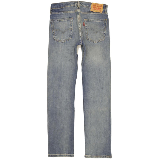 Levi's 513 Men Blue Straight Slim Stretch Jeans W29 L31