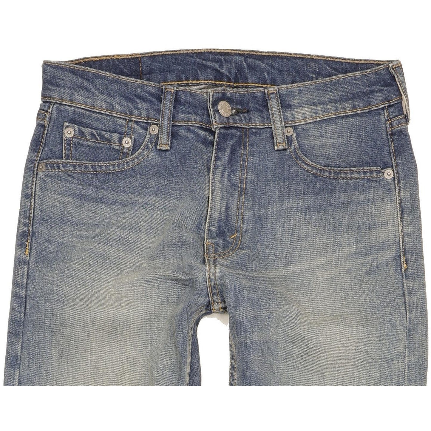Levi's 513 Men Blue Straight Slim Stretch Jeans W29 L31