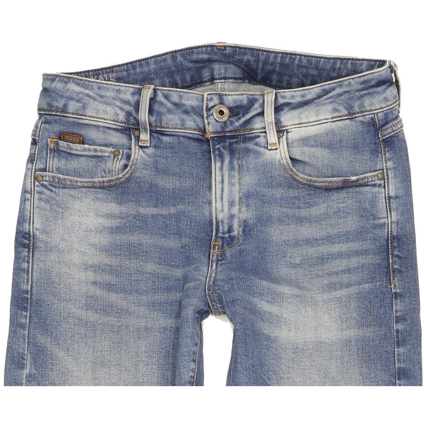 G-Star Kate Women Blue Tapered Regular Boyfriend Stretch Jeans W25 L32