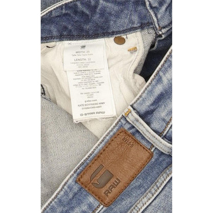 G-Star Kate Women Blue Tapered Regular Boyfriend Stretch Jeans W25 L32
