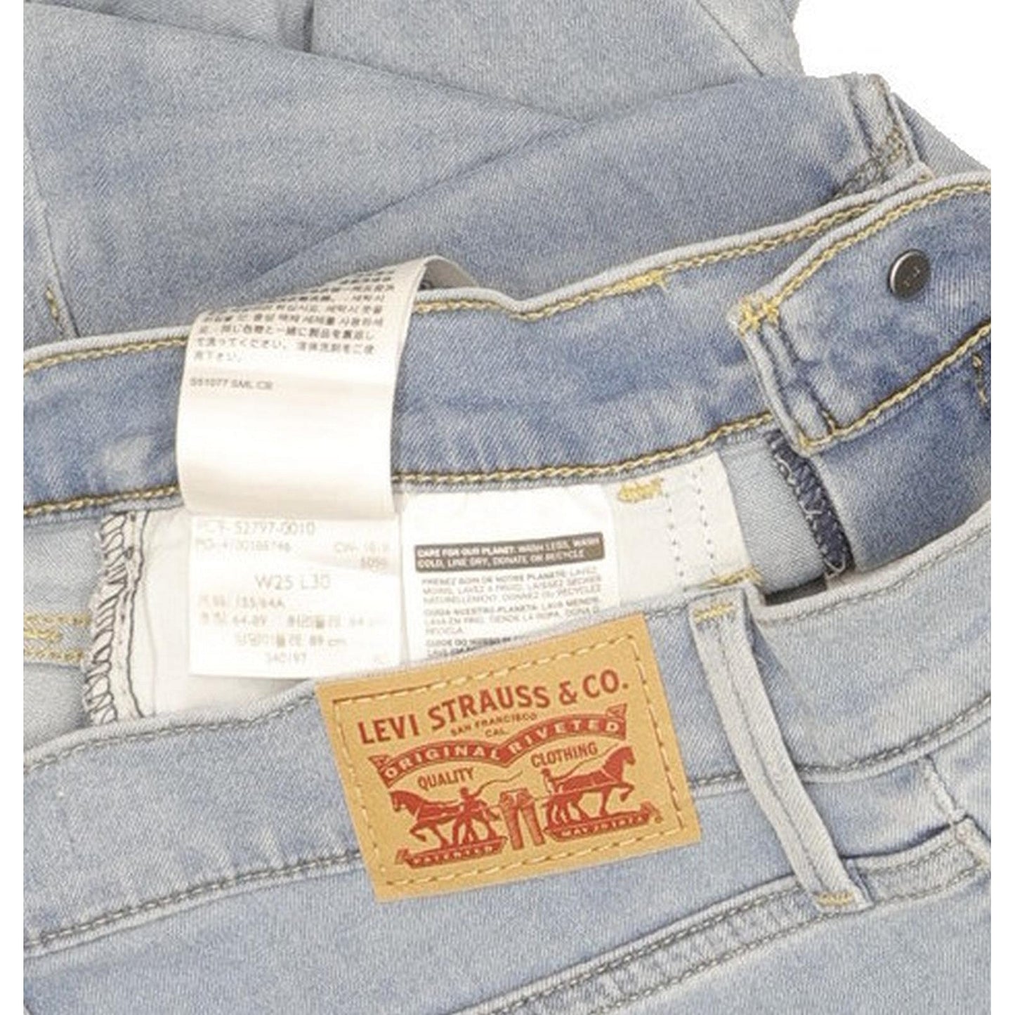 Levi's 720 Women Blue Skinny Slim Stretch Jeans W25 L30