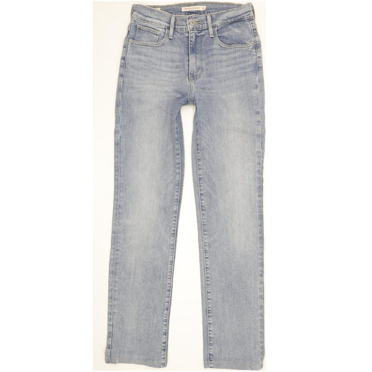 Levi's 724 Women Blue Straight Slim Stretch Jeans W26 L29