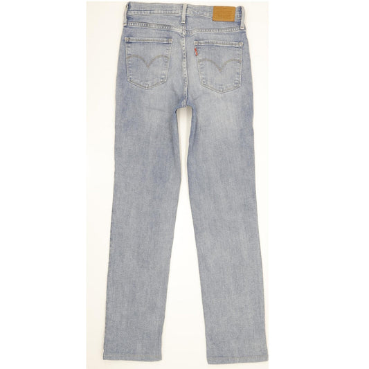 Levi's 724 Women Blue Straight Slim Stretch Jeans W26 L29