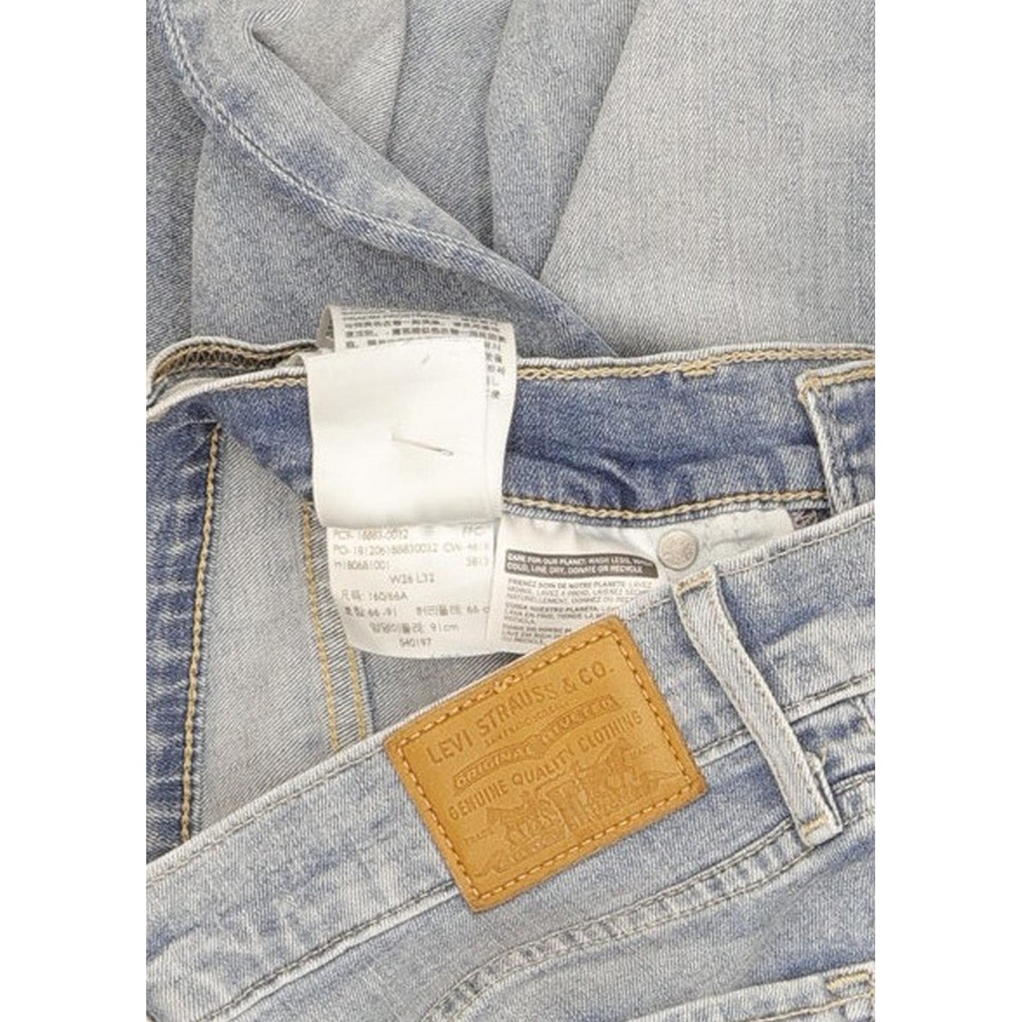 Levi's 724 Women Blue Straight Slim Stretch Jeans W26 L29