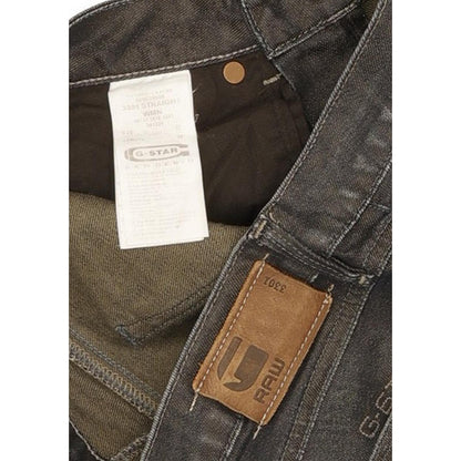 G-Star 3301 Women Navy Straight Slim Stretch Jeans W27 L33